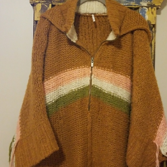 Y2K BOHO pancho - Picture 1 of 4